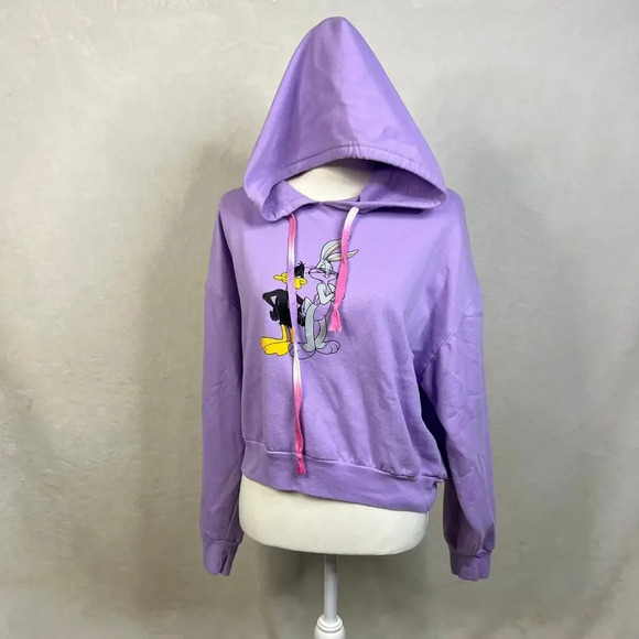 Looney Tunes Other - Looney Tunes Youth Size XXL Hoodie Bugs Bunny & Daffy Duck Purple